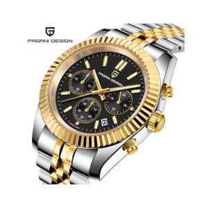 Pagani Design Imperial Chronograph VD53 Watch For Men Two Tone (PD-1814-1)