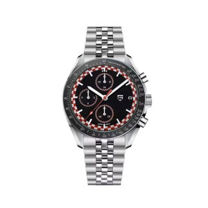 Pagani Design Empire Chronograph VK67 Watch For Men Silver (PD-1816-2)