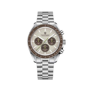 Pagani Design Seiko V63 Movement Watch For Men Silver (PD-1701-21)