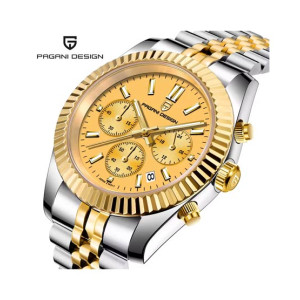 Pagani Design Imperial Chronograph Watch For Men Two Tone (PD-1814-4)