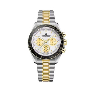 Pagani Design Seiko V63 Movement Watch For Men Two Tone (PD-1701-22)