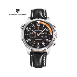 Pagani Design Chronograph TMI VK64 Watch For Men Black (PD-1811-1)