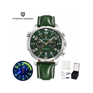 Pagani Design Chronograph TMI VK64 Watch For Men Green (PD-1811-2)