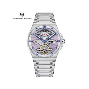 Pagani Design Skeleton Design Watch For Men Silver (PD-YS028-5)