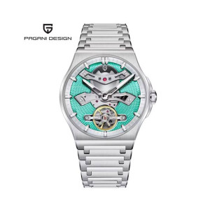 Pagani Design Skeleton Design Watch For Men Silver (PD-YS028-6)