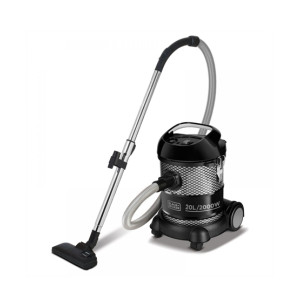 Black & Decker Drum Vacuum Cleaner Black (BV2000)