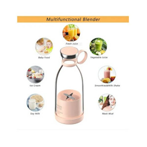 Choiccy Portable USB Rechargeable 4 Blade Juicer Blender