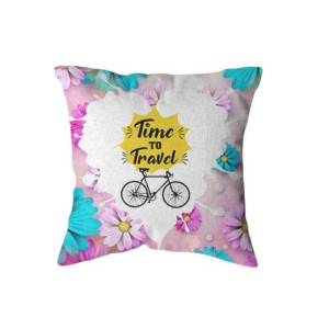 ZamZam Mosque Of Blooms Cushion Cover