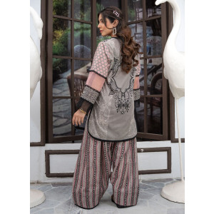 Ahlam Blushing Peony Printed Lawn Kurta Set 2-piece