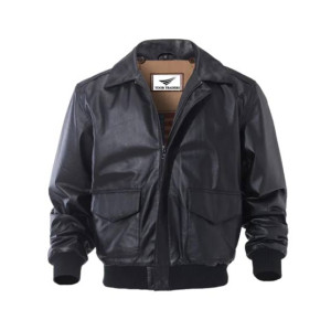 Toor Traders Bomber Leather Jacket For Men