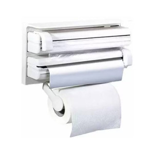 Ferozi Traders Triple Paper Dispenser White