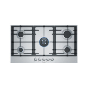 Bosch Series 6 90cm Stainless Steel Gas Hob (PCQ9B5O90M)