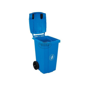Boss Movable Large 135 Ltr Waste Bin Blue (BP-716-BLU)