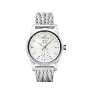 Breitling Transocean Men's Watch Silver (A1631012/A765-171A)