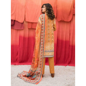 The Attire Gallery Printed Unstitched Suit 3 Pcs (0003)