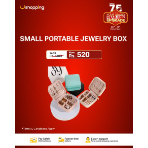 Ayesha's Collection Small Portable Jewelry Box For Girls