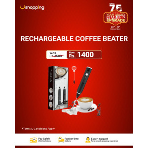 Ayesha's Collection Rechargeable Coffee Beater