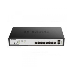 D-Link 8 Port PoE Gigabit Smart Managed Switch (DGS-F1100-10PS-E)