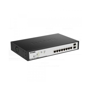 D-Link 8 Port PoE Gigabit Smart Managed Switch (DGS-F1100-10PS-E)
