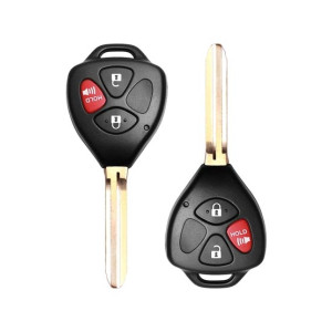G-Mart 3 Buttons Remote Car Key Shell Case