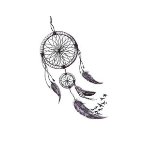 G-Mart Dream Catcher Temporary Tattoo Sticker
