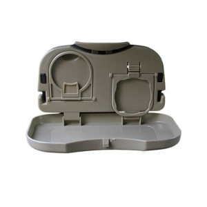G-Mart Foldable Car Back Seat Table Stand Gray