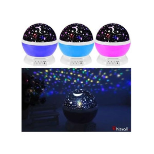G-Mart Rotating Moon Lamp