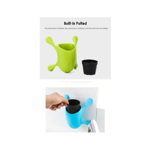 G-Mart Creative Flower Pot Wall Mounted Holder - Multi