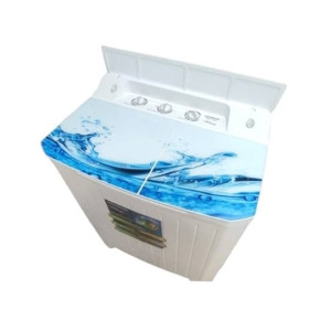 Kenwood Twin Tube Glass Top Washing Machine 11kg White (KWM-21159)