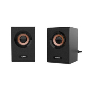 Rapoo Wooden Active Stereo Speaker Black (A80)