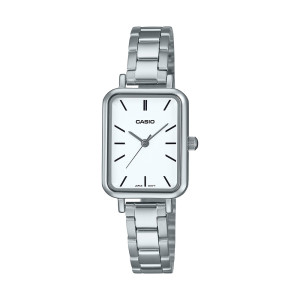 Casio Analog Stainless Steel Watch For Women Silver (LTP-V009D-7E)