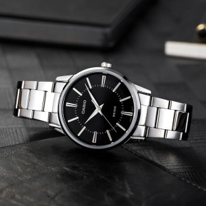 Casio Timeless Black Elegance Watch For Women (LTP-1303D-1A)