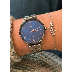 Casio Analog Blue Dial Watch For Women (LTP-VT01D-2B2)