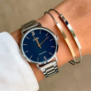 Casio Blue Dial Watch For Women (LTP-VT01D-2B)