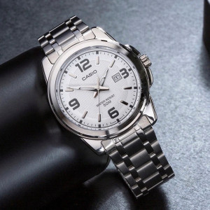 Casio Analog White Dial Watch For Men (MTP-1314D-7A)