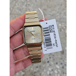 Casio Classic Stainless Steel Watch For Men Golden (MTP-B185G-9A)