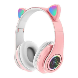 Wireless Cat Headphone With RGB Lights