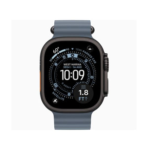 Apple Watch Ultra 3 Black Titanium Case With Ocean Band