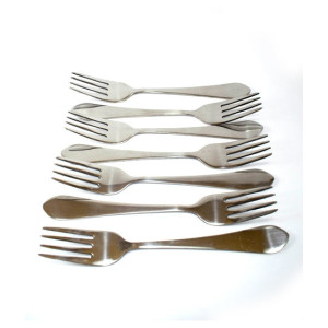 ZS Store Stainless Steel Classic Fork Pack Of 6