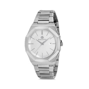 Bigotti Stainless Steel Men's Watch Silver (BGT0204-1)