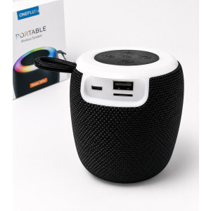 Portable Wireless Bluetooth Speaker with LED Lights, USB & TF Card Support