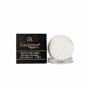 Gorgeous Beauty Wet Makeup Cake Eye Liner - Black