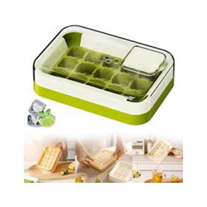 City Mart 15 Grid Ice Cube Maker with Cover