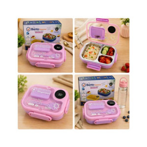 City Mart Bento Temperature Stainless Steel Lunch Box