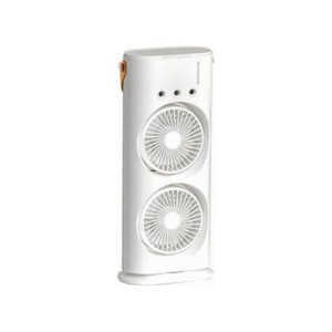 City Mart Double Head Tower Fan with Remote Control & Humidifier