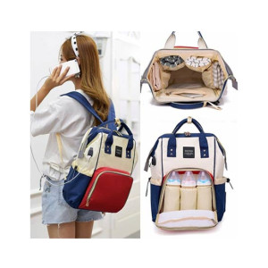 City Mart Large Capacity Nappy Bag for Baby Essentials