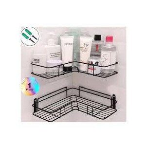 City Mart Wrought Iron Shower Shelf Storage Organizer