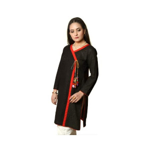 Wardahs Collection Chicken Kurti For Women Black (0007)