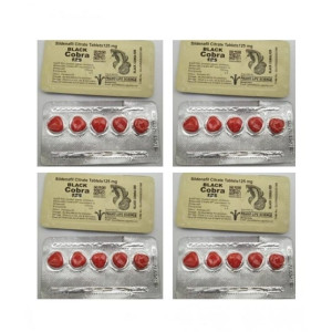 Shop Zone Black Cobra Delay Timing Tablet For Men 125mg Pack Of 4