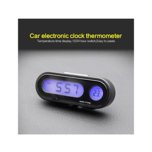 Godzilla 2 in 1 Car Digital Clock Temperature Gauge